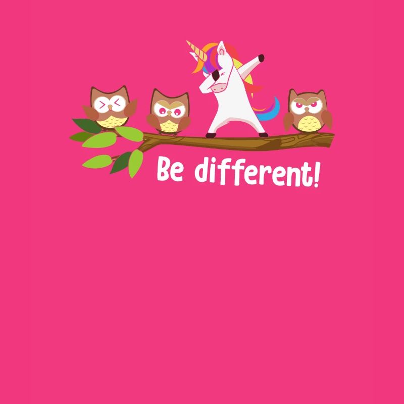 Be Different Dabbing Einhorn