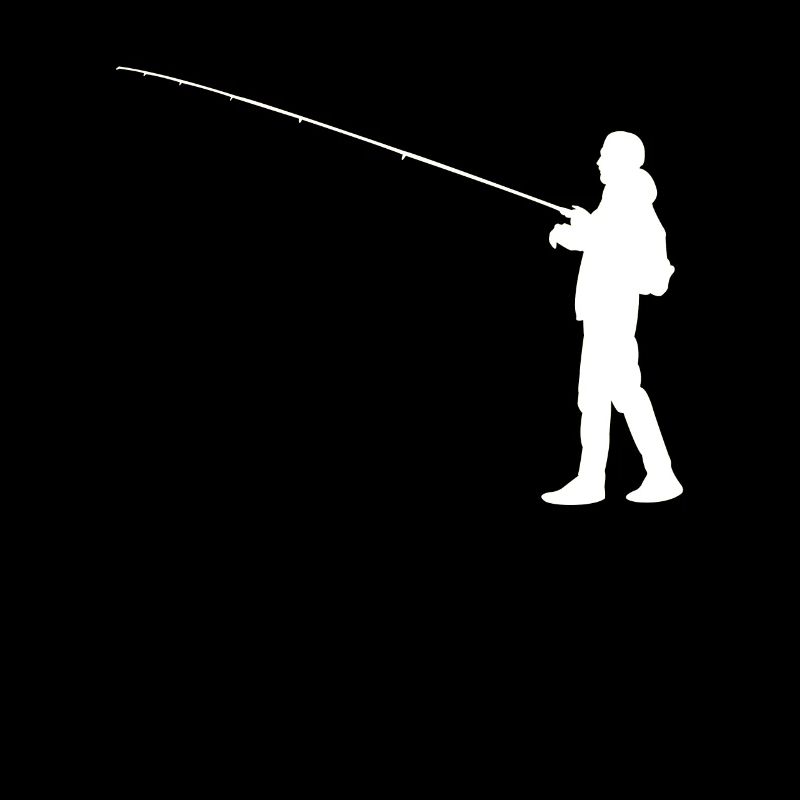 Silhouette de pêcheur