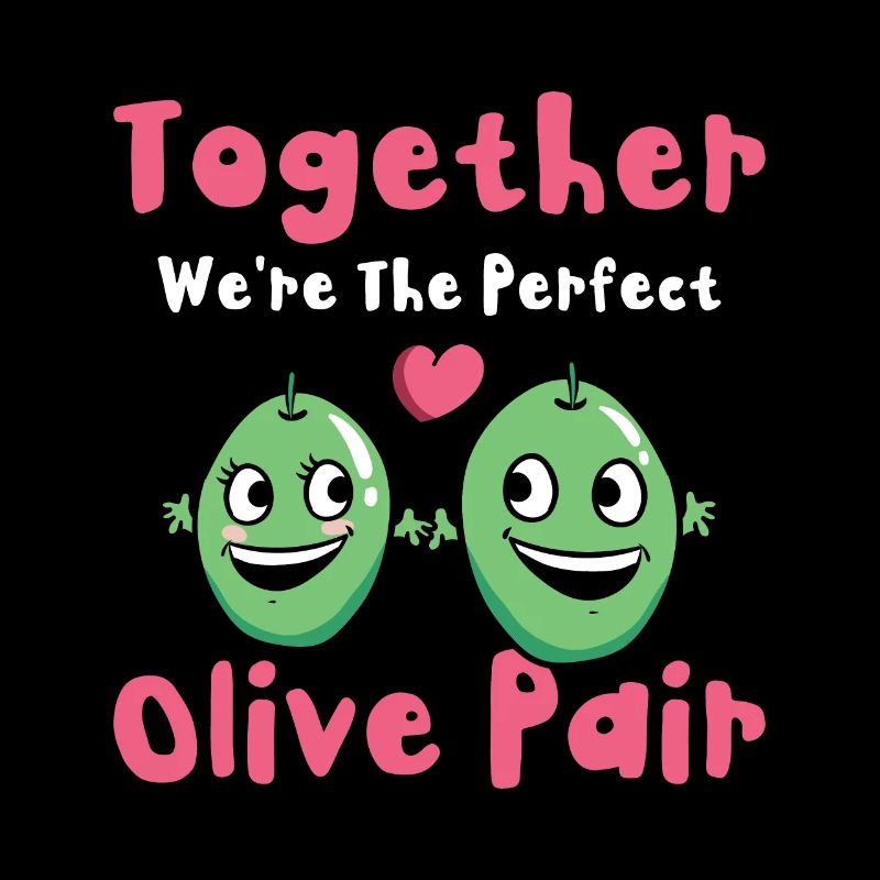 Saint-Valentin Olive Couples Rencontres Romance