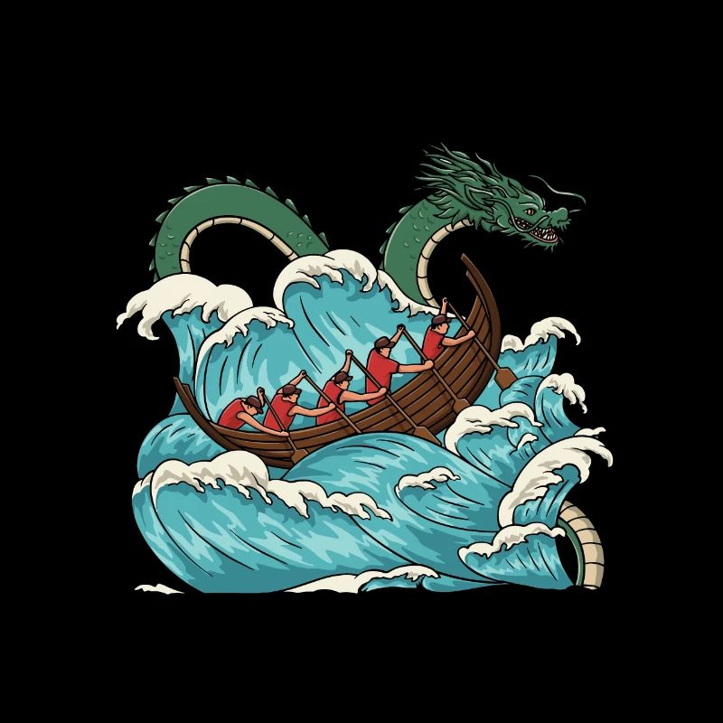 Conception de ramen et de bateaux-dragons
