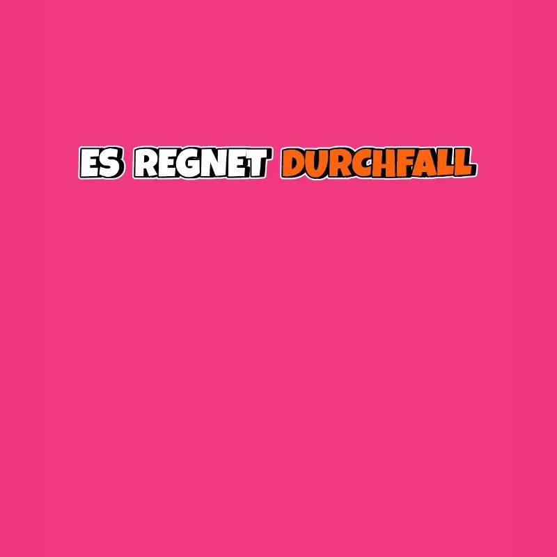 Es regnet Durchfall