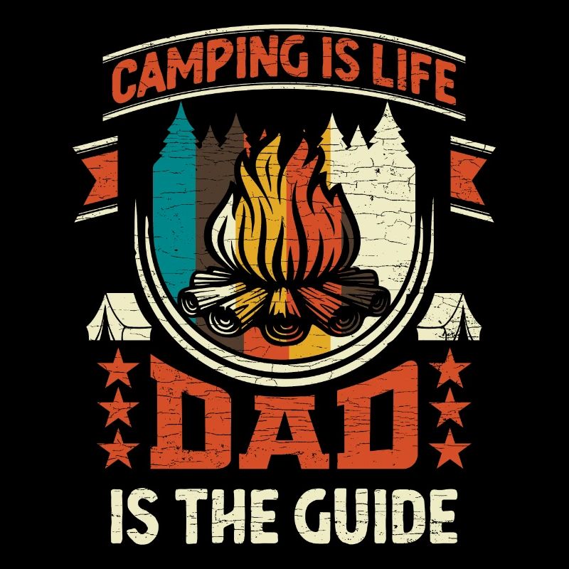 Camping Dad Camper Papa