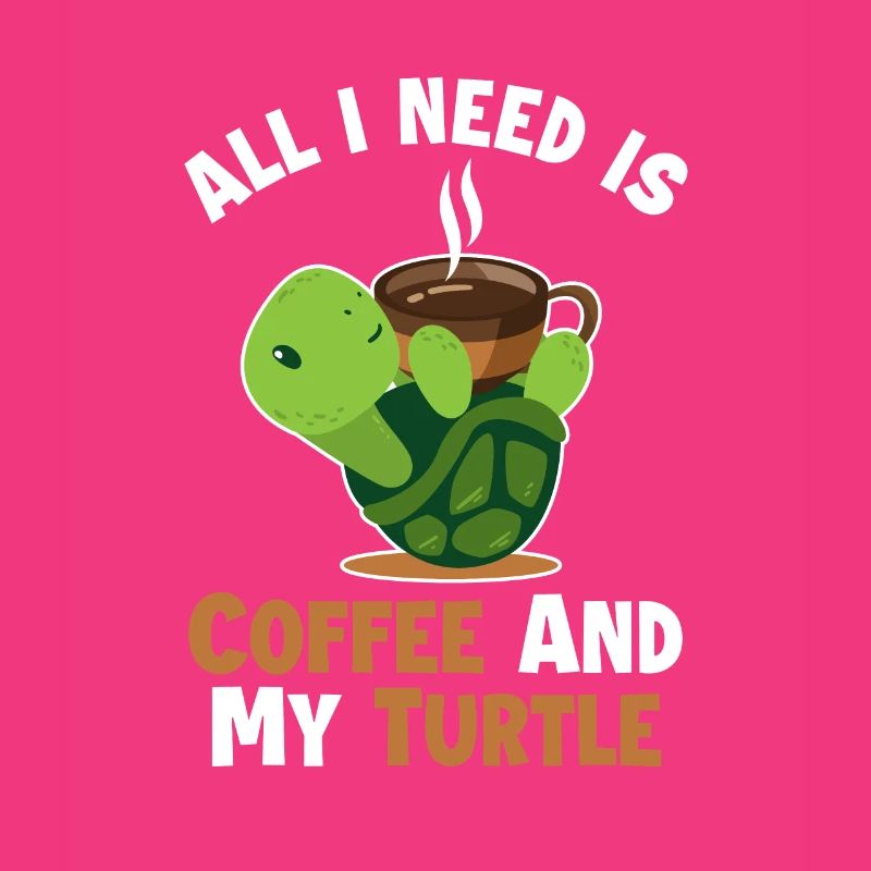 Coffee and my Turtle Tortoise Turtle