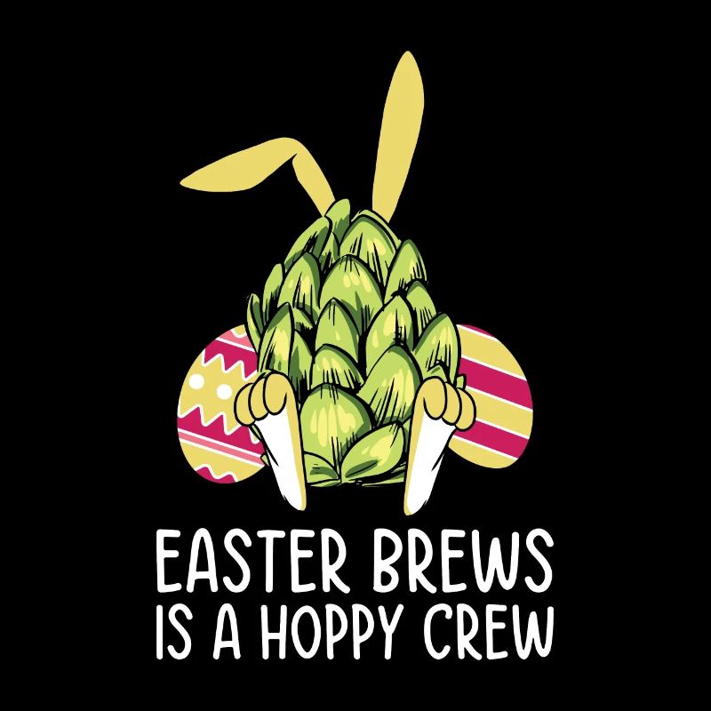 Easter Bunnies Beer Drinking Holiday Rabbit