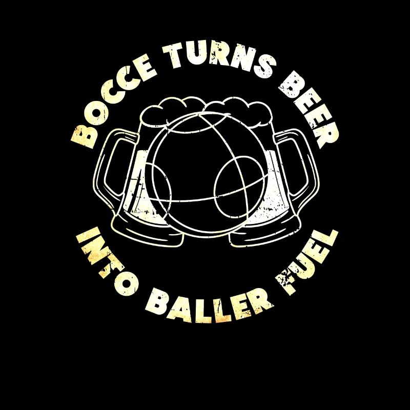 Boccia Ball Spieler Bocce Ball Bier