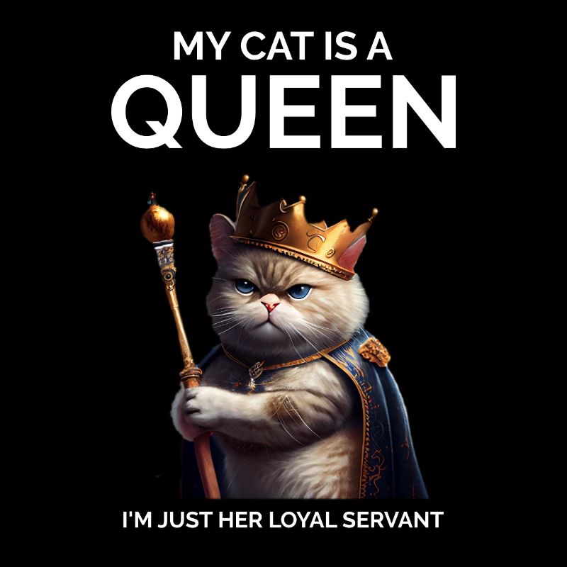 Propriétaire de chat drôle Dire maman chat