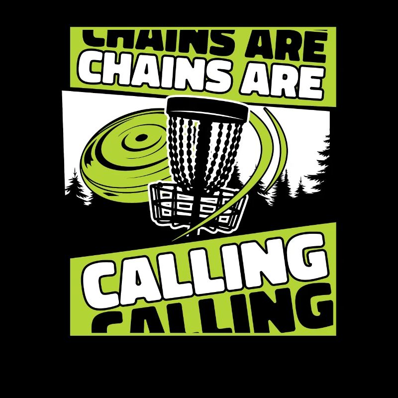 Les chaînes appellent Basket Disc Disc Golfer