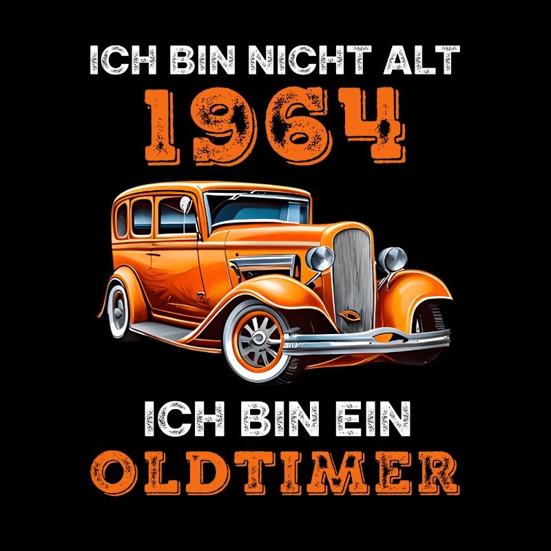 1964 Geburtstag Oldtimer Auto Spruch