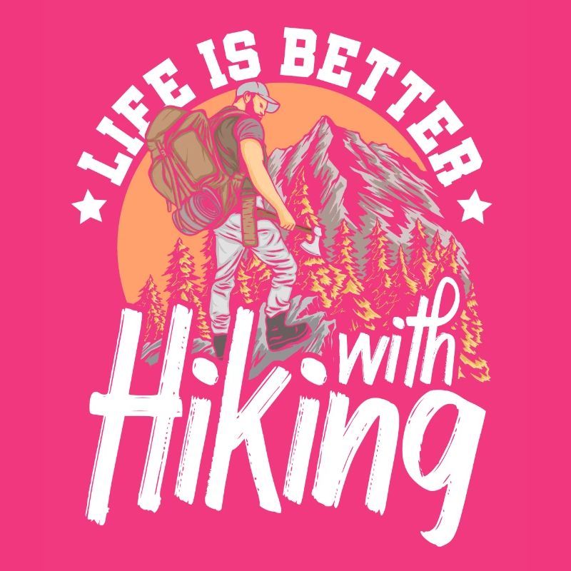 Life is better with hiking mountain backpack