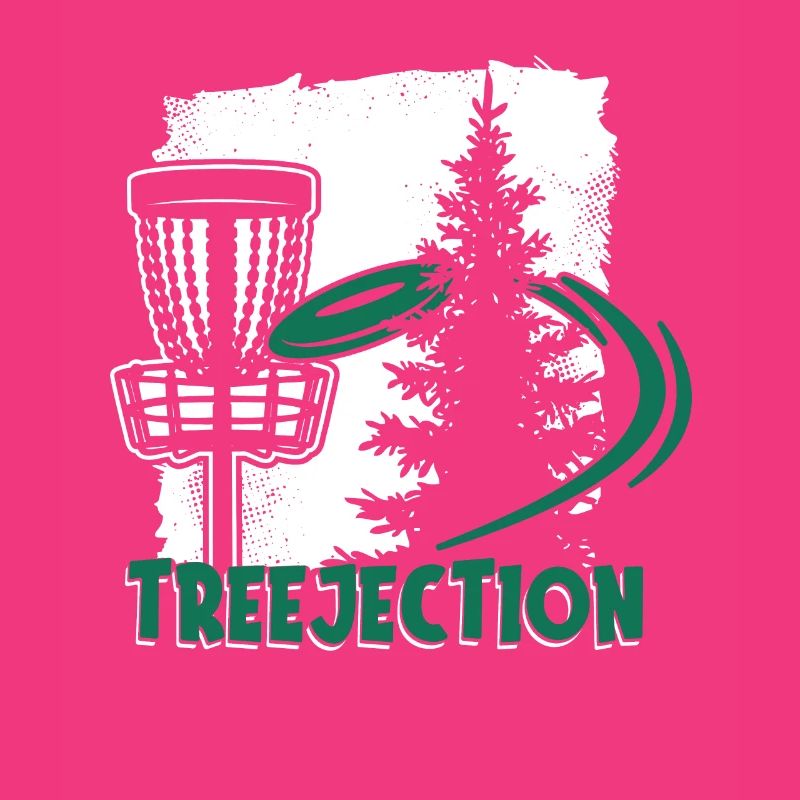 Treejection Basket Disc Golfer Frisbee Golf