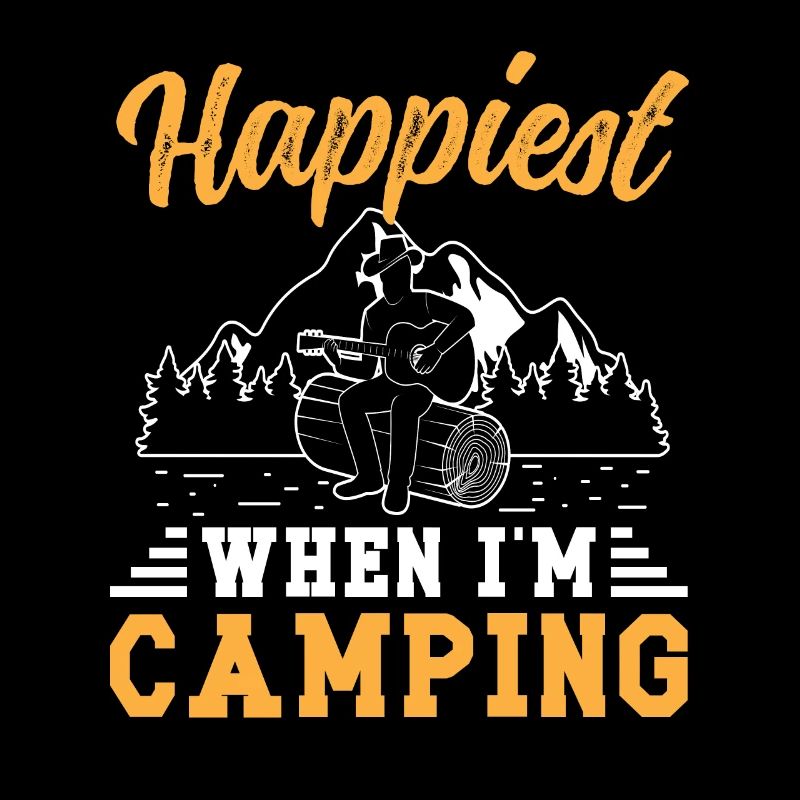 Le plus heureux quand je suis en camping