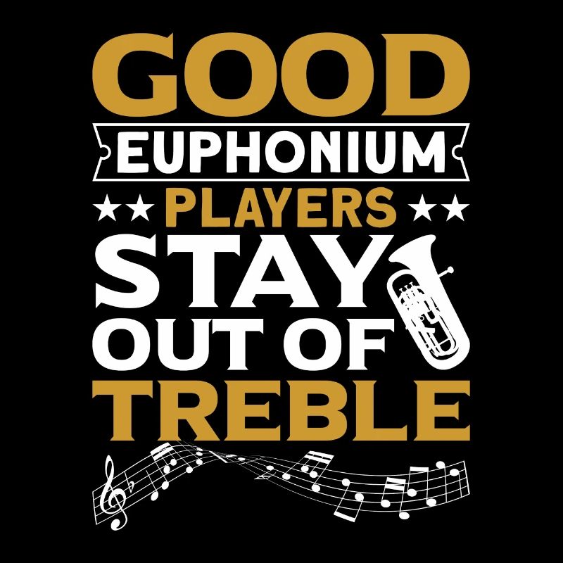 Euphonium Euphoniumspieler Blechbläser Euphonist