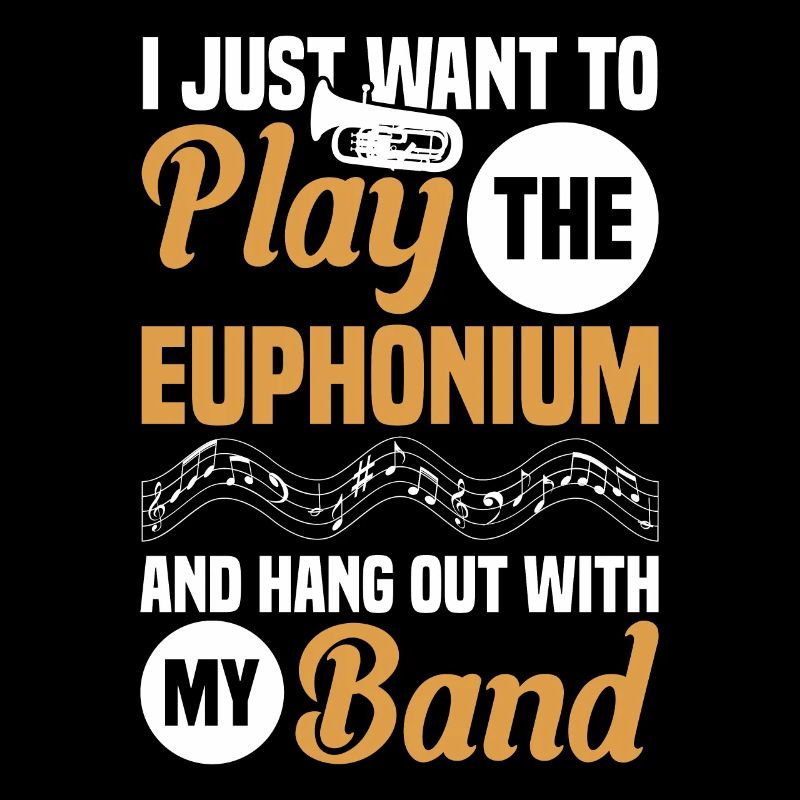 Euphonium Euphoniumspieler Blechbläser Euphonist