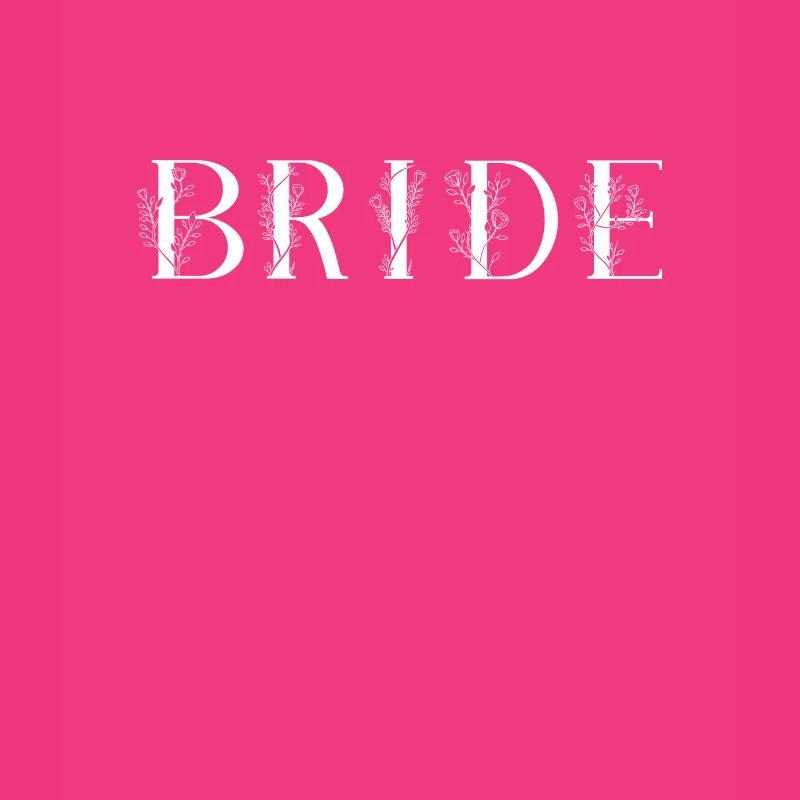 bride bride lettering