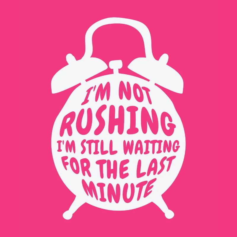 Procrastinating Alarm Clock Procrastinator Work