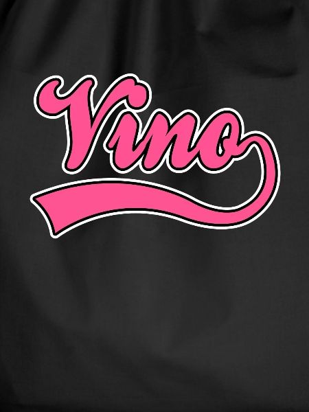 Wine Vino lettering