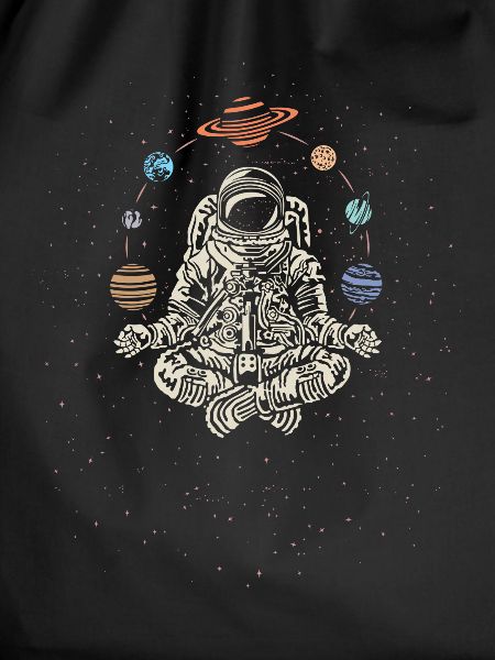 Yoga Teacher Rocket Astronaut