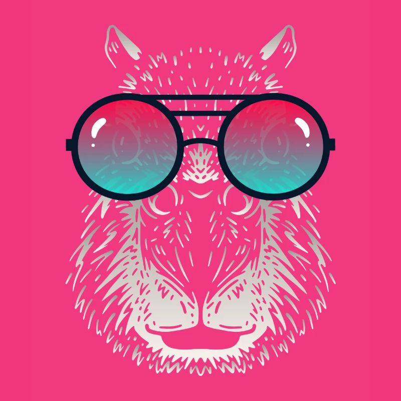 Cooles Capybara mit Sonnenbrille
