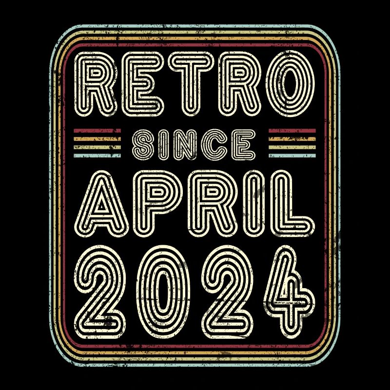 Geburtstag April 2024 Retro Geschenk