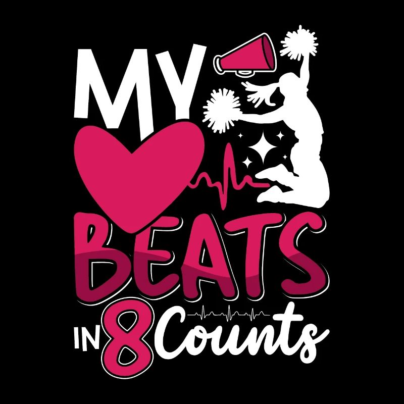 Cheerleading My Heart Beats in 8 Counts Cheering