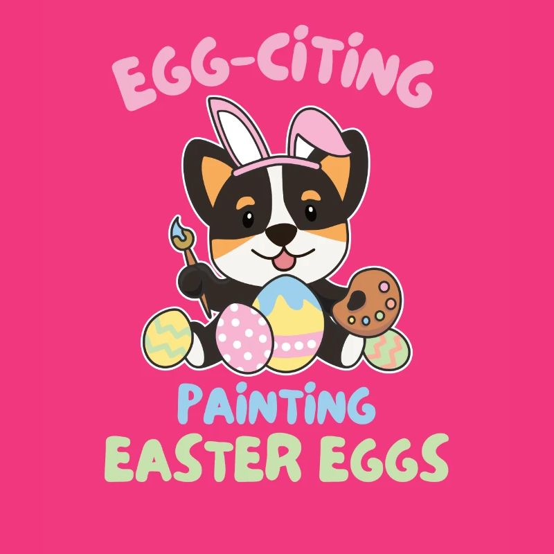 cute dogs for Easter Corgi