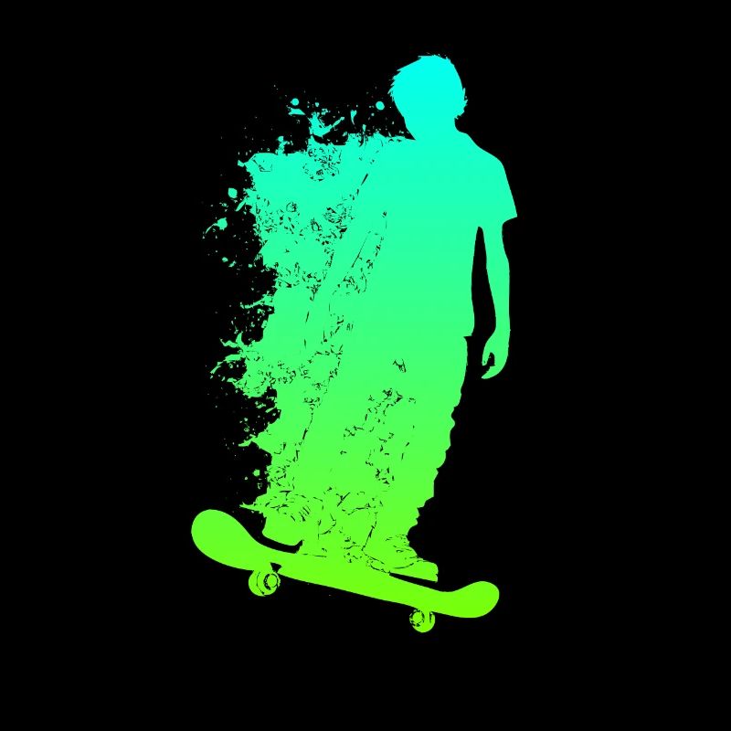 Skating skateboarders