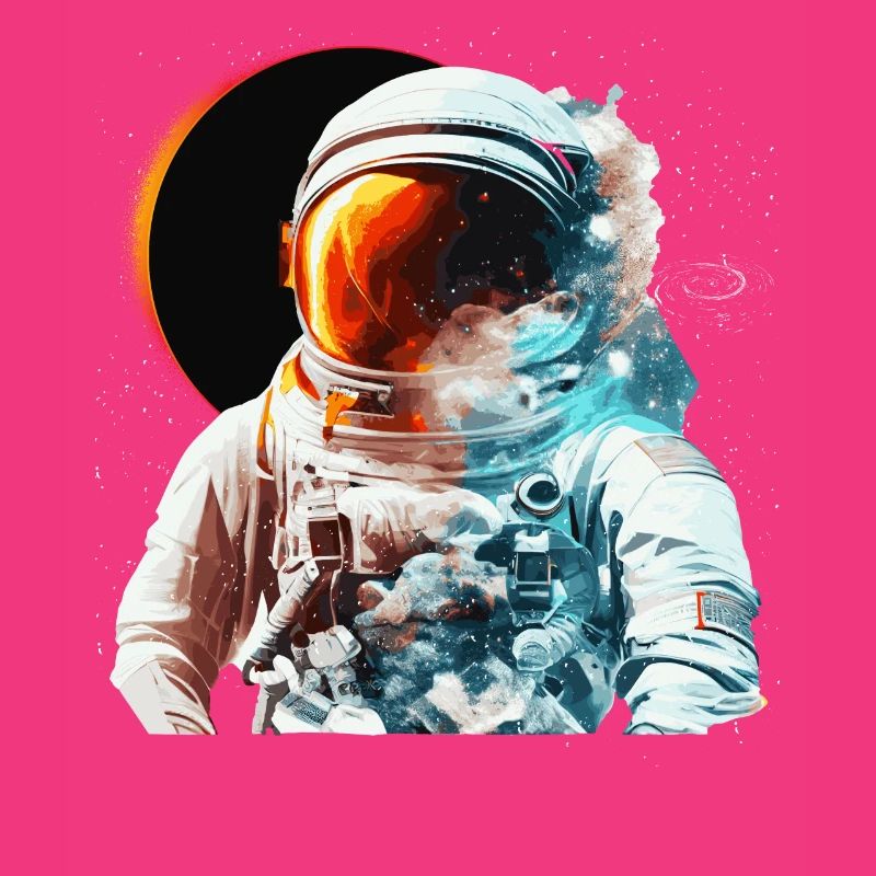 Solar Eclipse Space Astronaut Astronomy Galaxy