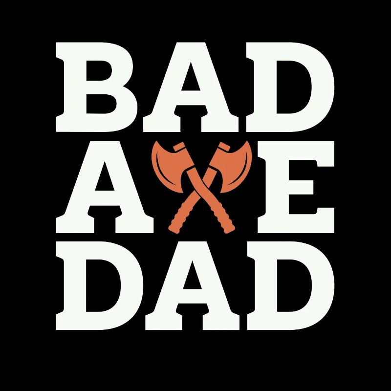 Axe Throwing Bad Axe Dad Hatchet Thrower Bullseye