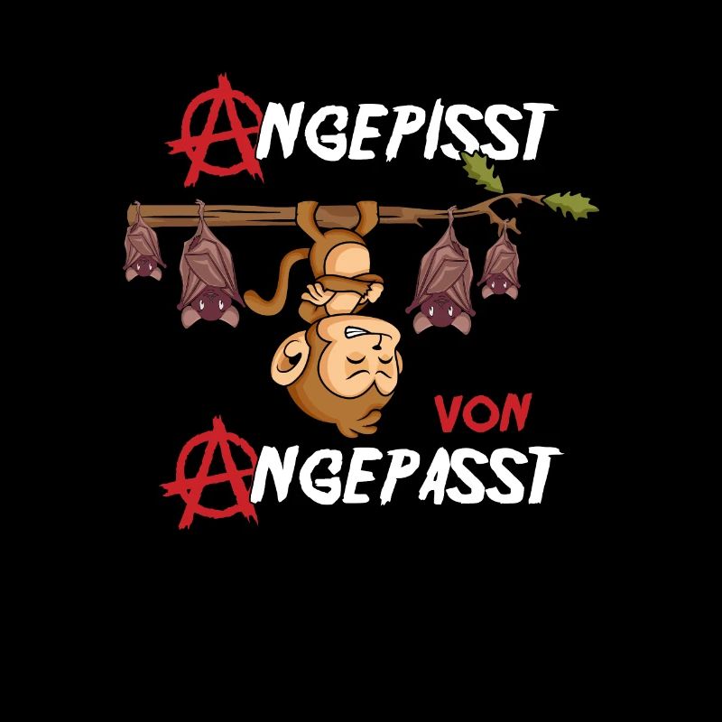 Angepisst von Angepasst Rebell Be Different Affe