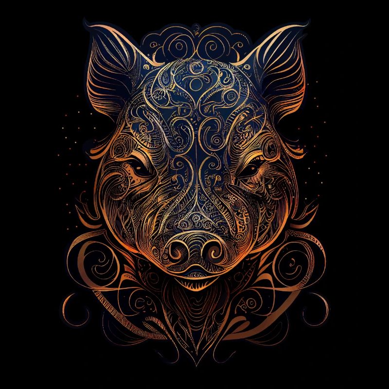 Année du Cochon Cochon Chinois Zodiaque Astrologie