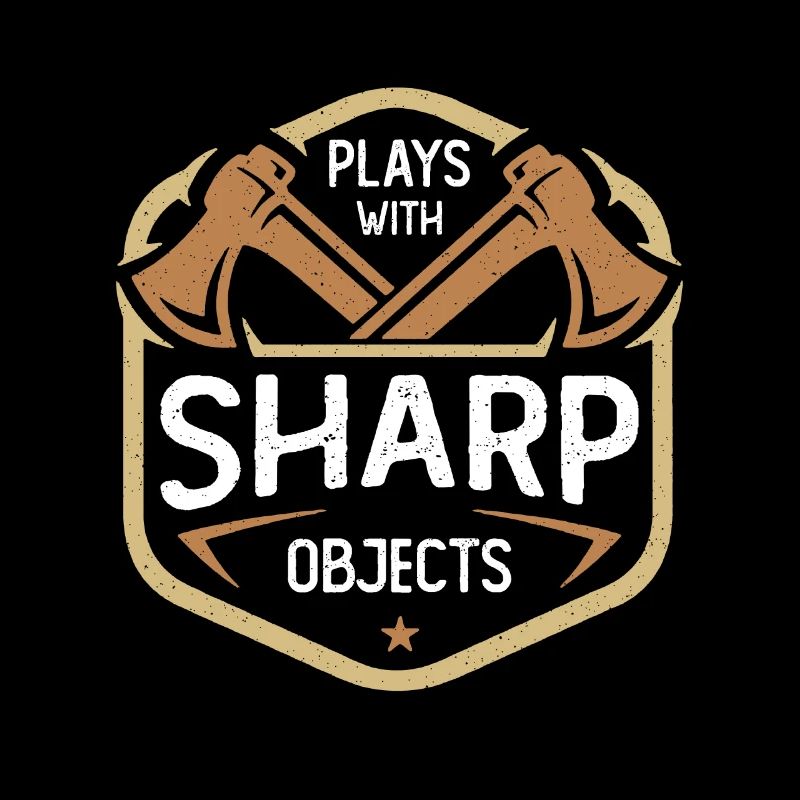 Axe Throwing Plays With Sharp Objects Double Ax