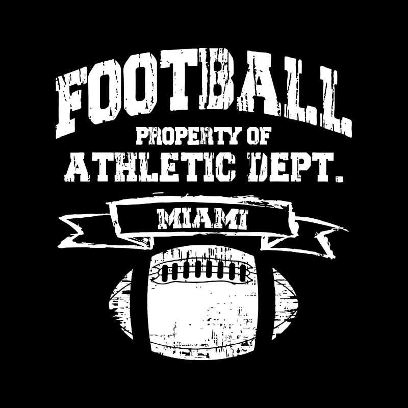 Miami Football Eigentum der Athletic Dept