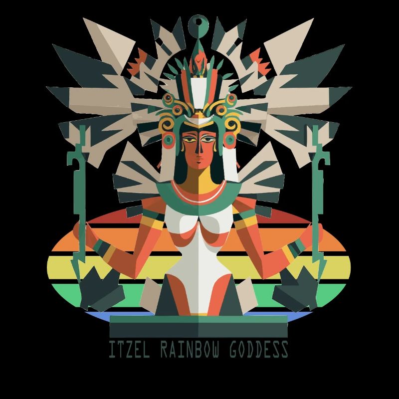 Mayan Deity Itzel Goddess Ancient Civilization