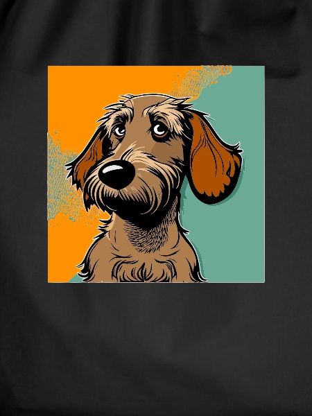 Dog in comic style