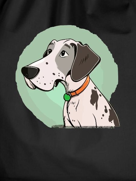 Dog in comic style