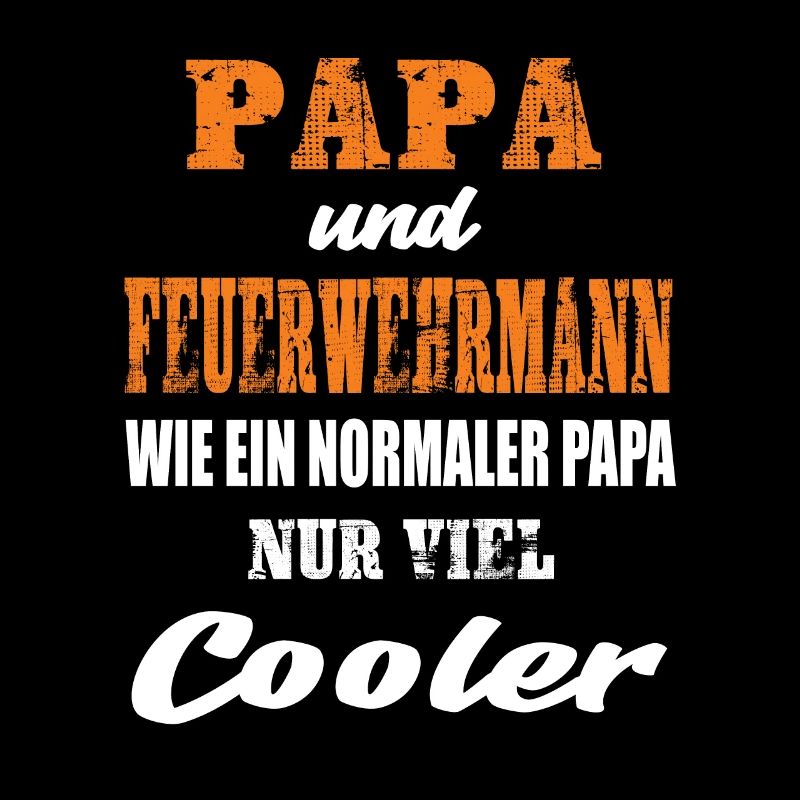 Papa und Feuerwehrmann