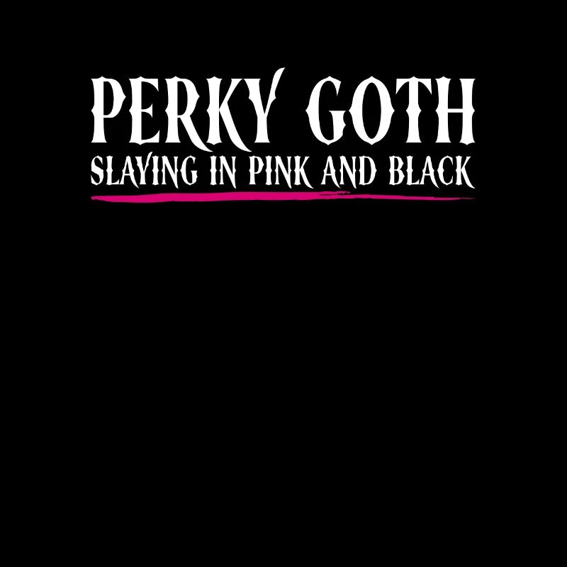 Perky Goth - Slaying In Rosa Und Schwarz - Goth