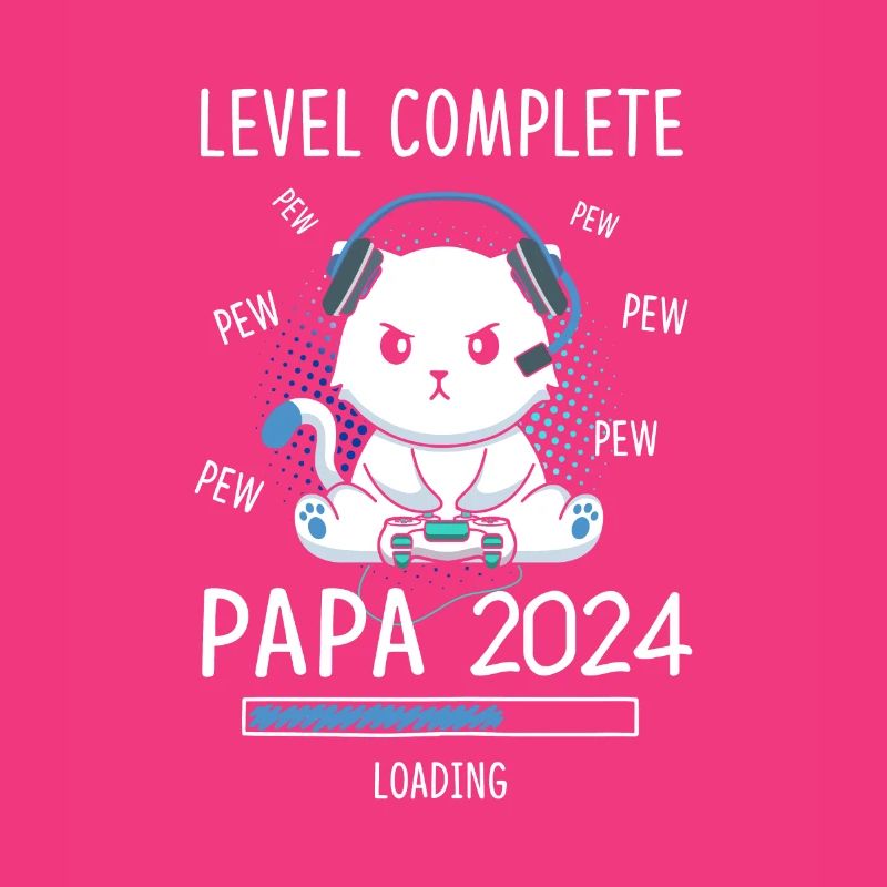 Level Complete PAPA 2023 Loading Gaming Cat