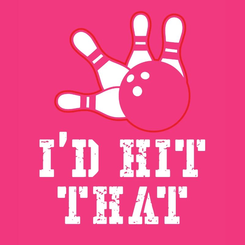 J’avais frappé ce design de bowling