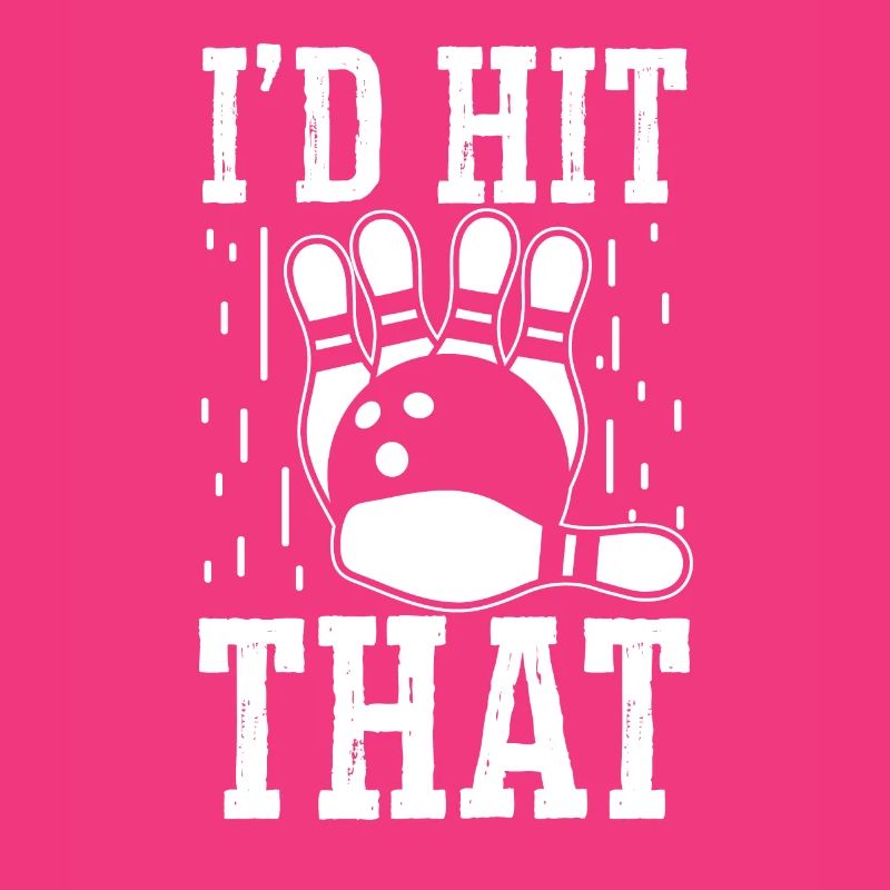 J’avais frappé ce design de bowling