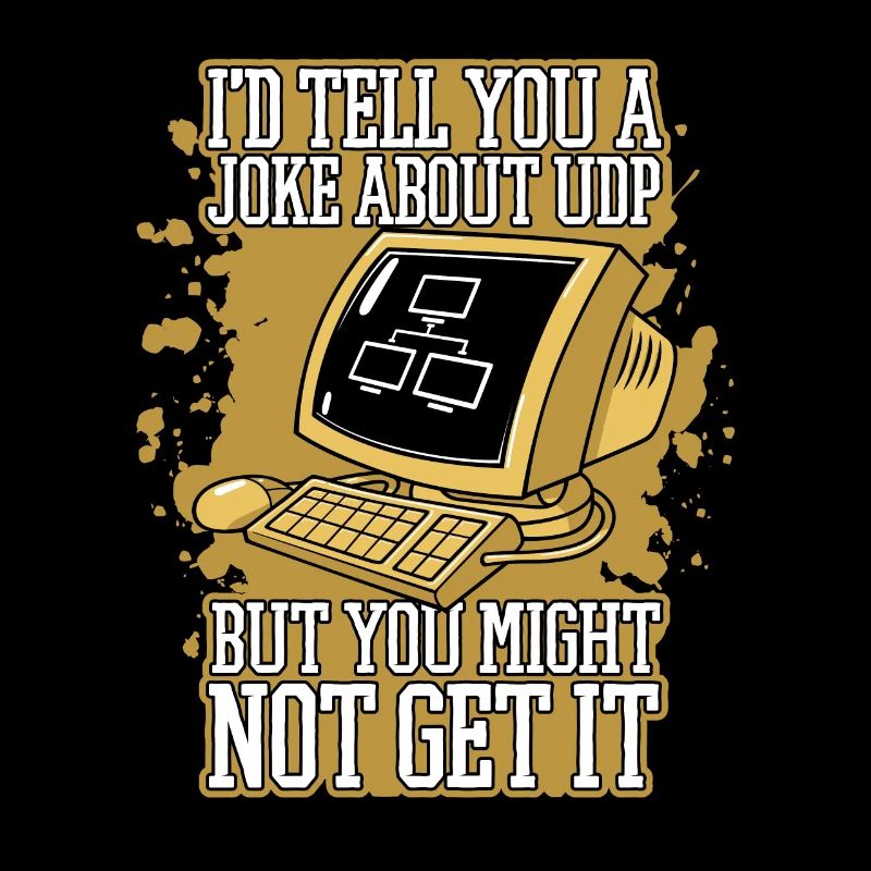 Je vous raconterais une blague sur UDP Developer Coder