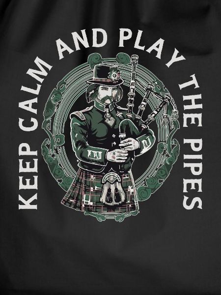 Bagpiper Scottish bagpipe-playing