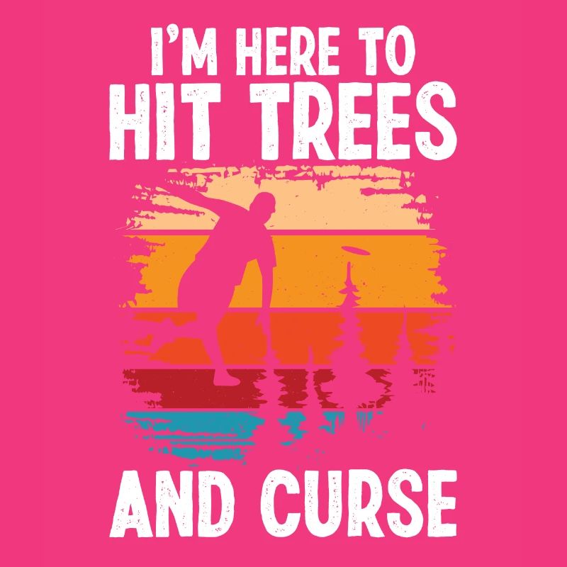 Disc Golfer hit Trees and Curse
