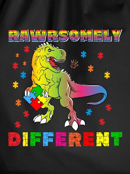Rawrsomely Different Autism Boy