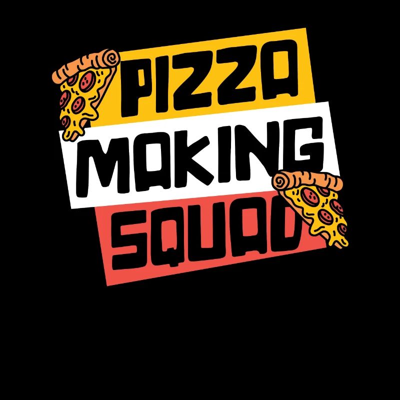 Pizza Making Squad Plaque à pizza Four à pizza Pizza