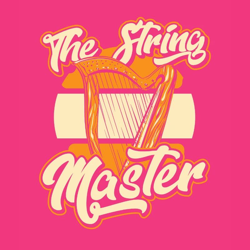 The String Master Harfe Konzertharfe Harfenspieler