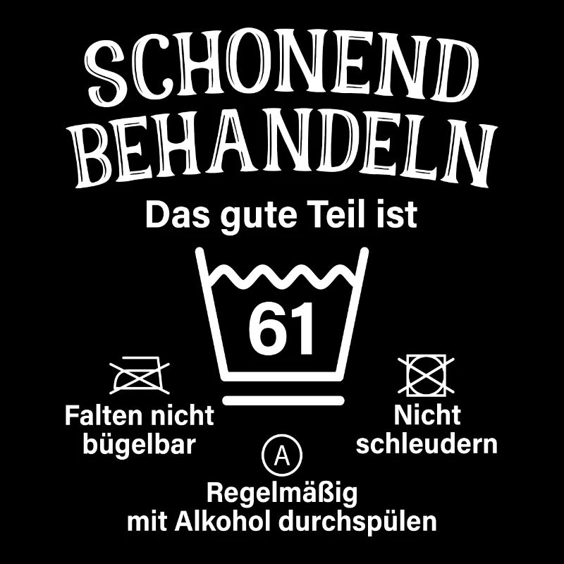 61. Geburtstag Schonend Behandeln 61 Teil Ist 61