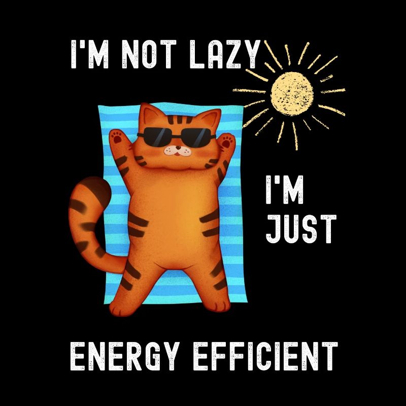 Not lazy, but energy-efficient