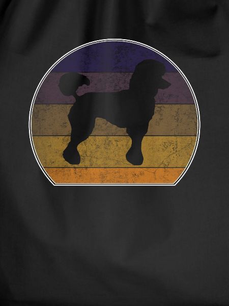 Retro Poodle Sunset