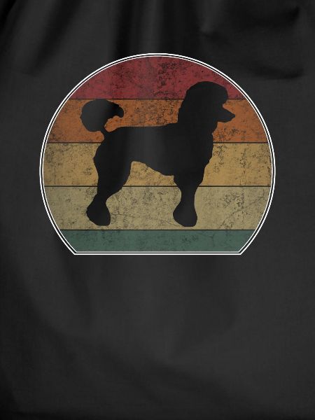 Retro Poodle Sunset